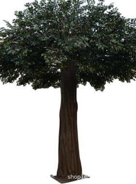 仿真榕树断桥铝红像树户外装饰摆件大型假树金古榕树仿真树橡树果