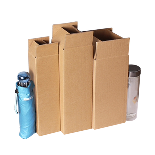 纸箱淘宝快递雨伞鱼杆画轴红酒打包发货三角形包装盒长条盒子定做