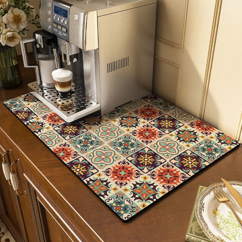 美式厨房台面沥水垫硅藻泥吸水垫免洗速干洗手台水槽咖啡吧台垫子,居家布艺,餐垫,淘宝优惠券,粉丝福利购,淘宝优惠卷
