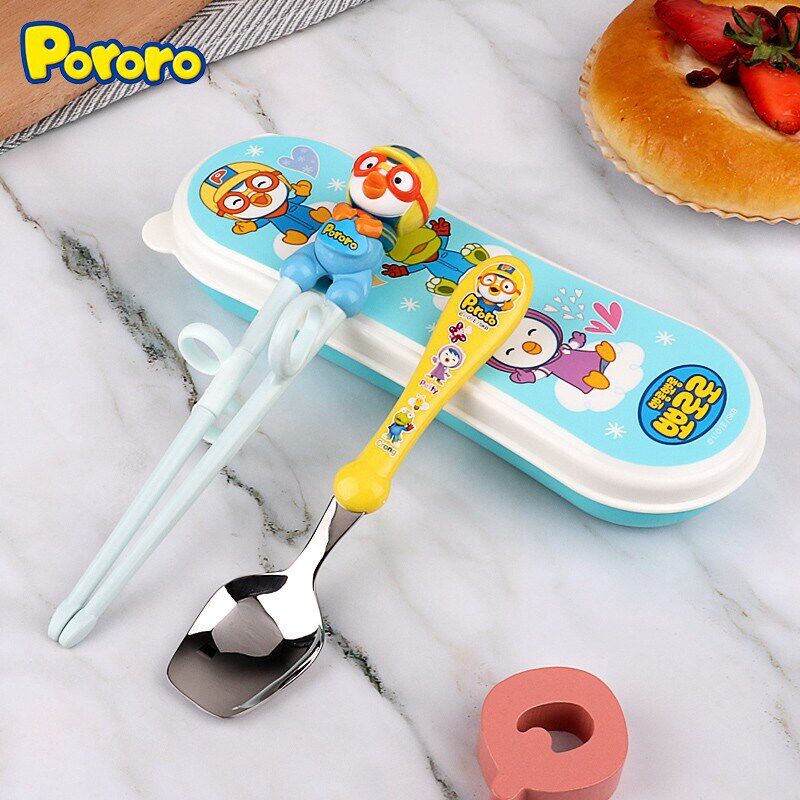 韩国edison儿童学习筷子宝宝不锈钢训练习筷啵乐乐2餐具1岁|ruв категории подгузник/шампунь/вскармливать/тележка кроватью, кубок/посуда/измельчение/Приложение, детская посуда - от Buy2taobao.com для оказания профессиональной услуги покупки агента Taobao