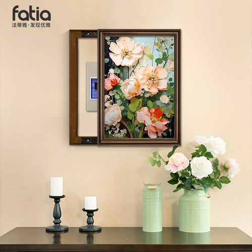 美式电表箱装饰画2024新款