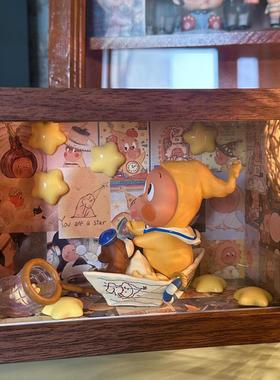 星人盲盒相框泡玛特展示盒