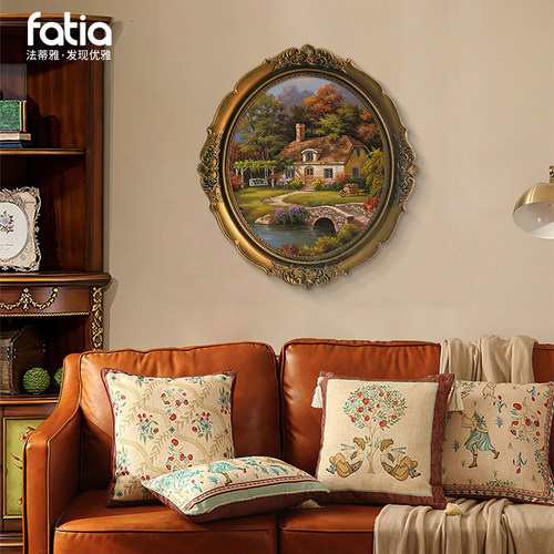 美式复古雕花艺术壁画支持定制