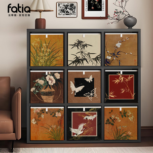 卡莱克格子柜钢制书架自由组合收纳柜一体落地置物架客厅收纳柜