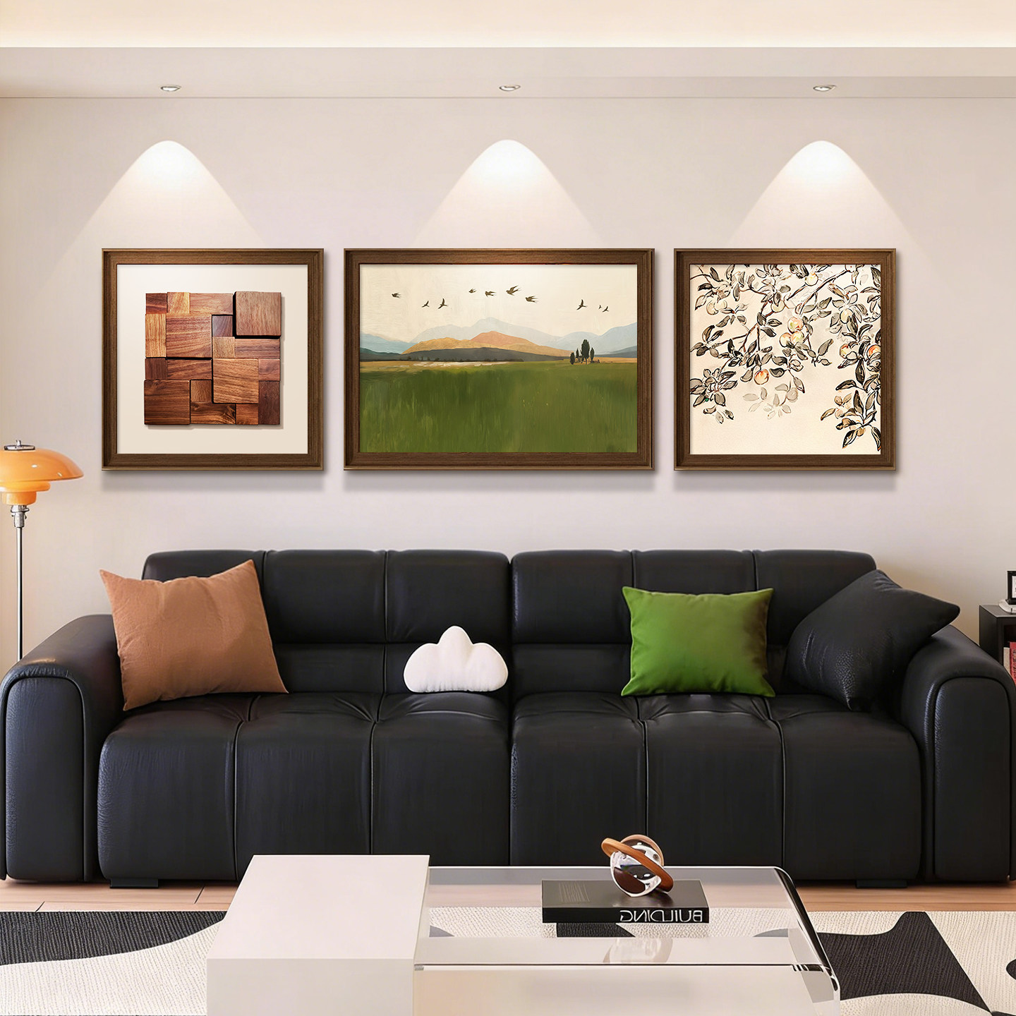 客厅沙发背景墙装饰画中古风艺术风景画立体壁画适合大白墙的挂画,家居饰品,现代装饰画,淘宝优惠券,粉丝福利购,淘宝优惠卷