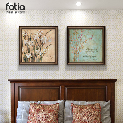 美式卧室床头装饰画大芬村