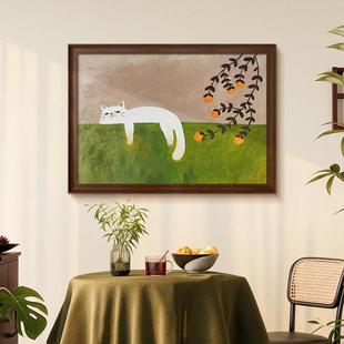 中古风电表箱装饰画法式复古免打孔配电箱壁画遮挡电闸盒盖板挂画