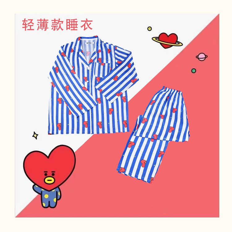 睡衣可爱家居服少年团两件套