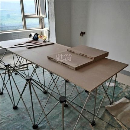新款蜘蛛腿工作台木工台可折叠摆地摊架子折叠简易桌面多功能瓷砖