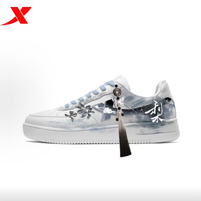 特步板鞋国潮泼墨晕染艺术感国风