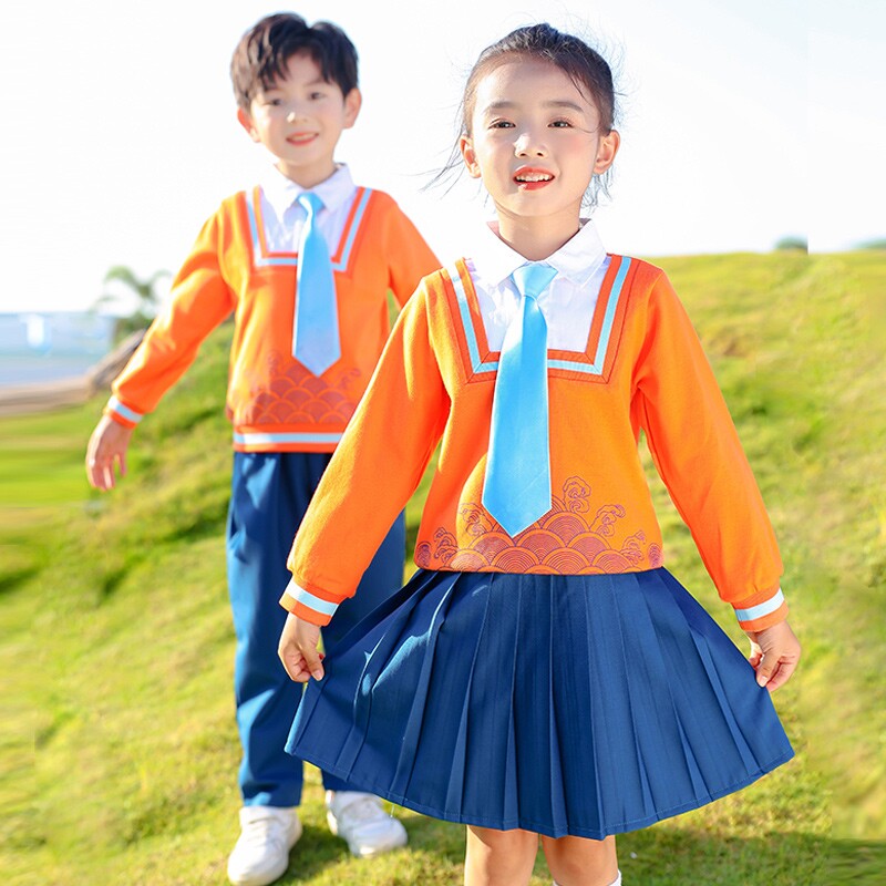 幼儿园园服英伦风套装小学生校服秋冬装保暖冲锋衣儿童运动会班服