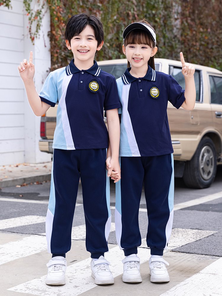 小学生班服三件套运动套装休闲老师夏季春秋季高中潮潮初中一年级