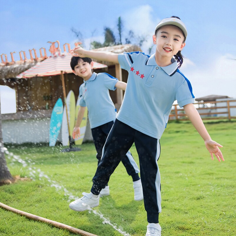 小学生校服冲锋衣三件套儿童班服中学生秋季套装幼儿园园服春秋装