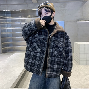 男童冬装机车毛衣秋装中大款年服秋冬外套上衣童装洋气男童外套