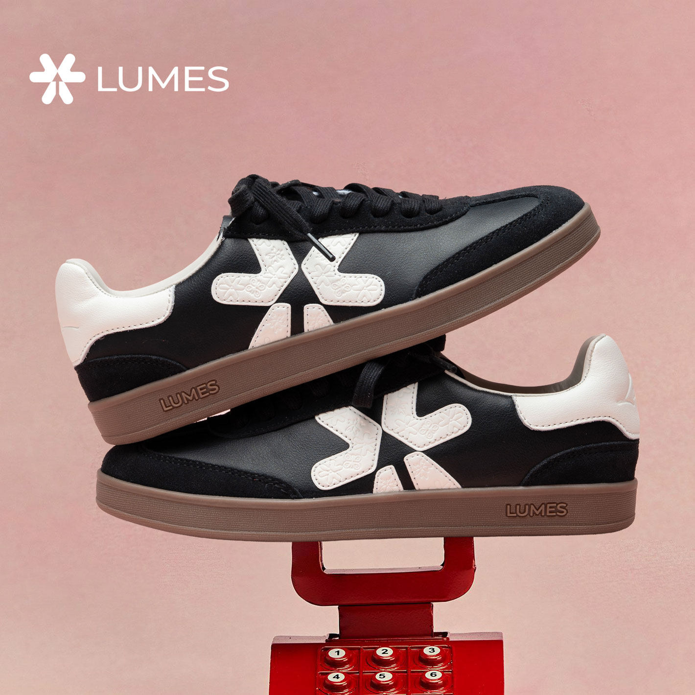 LUMES&YHGM联名德训鞋2026春季新款真皮复古百搭软底运动休闲鞋女,女鞋,德训鞋,淘宝优惠券,粉丝福利购,淘宝优惠卷