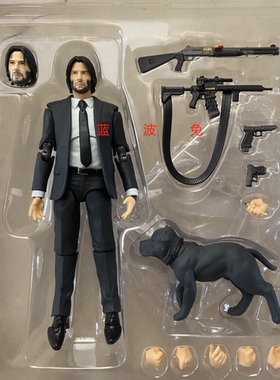 再版复刻 MAF 085 约翰威克 可动手办模型公仔摆件人偶玩偶人物