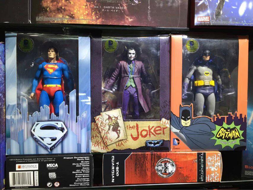 NECA 7寸 小丑 蝙蝠侠 超人 游戏版 超可动 手办公仔模型摆件人偶