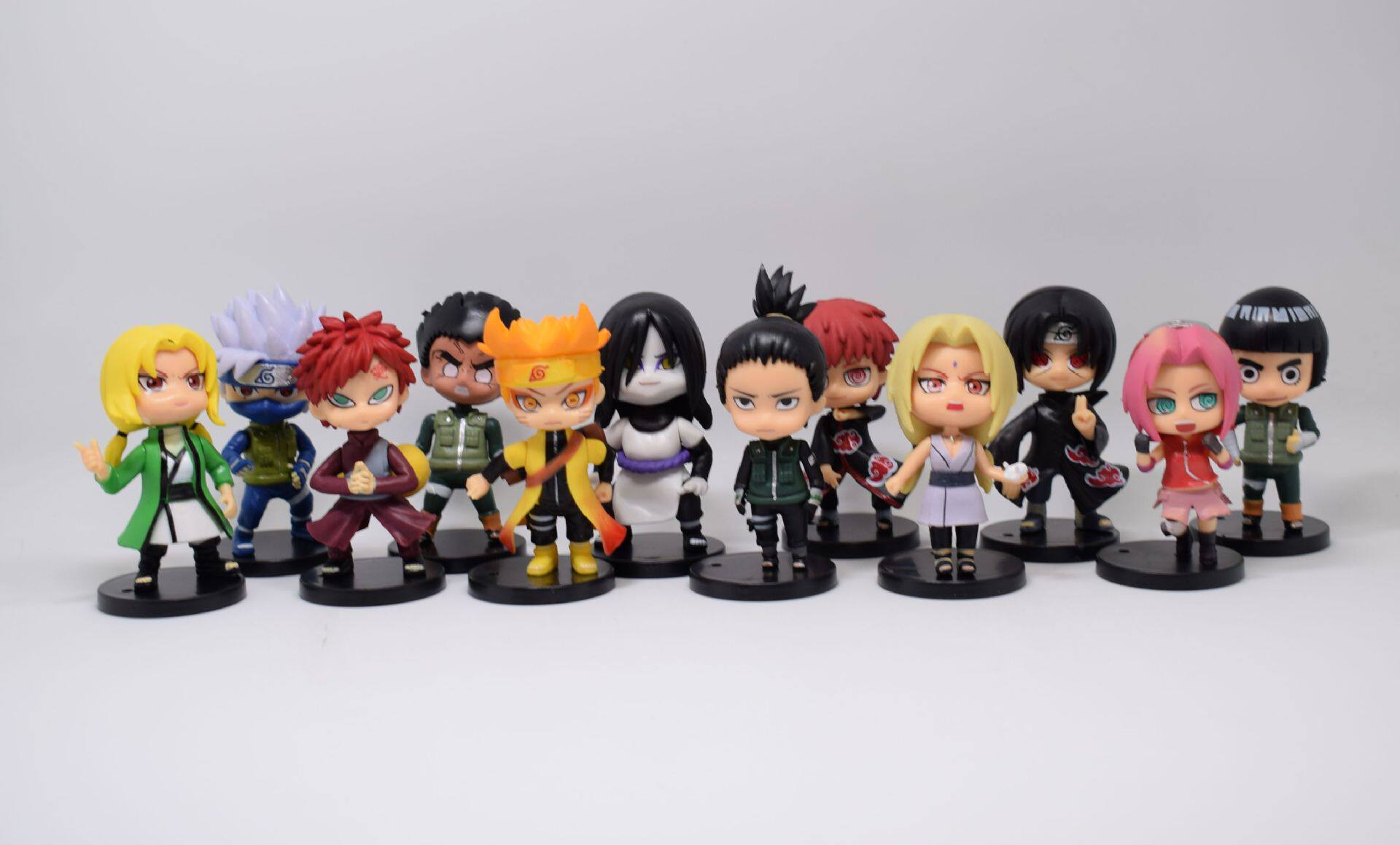 12款 我爱罗鸣人鼬小樱卡卡西大蛇丸纲手 q版公仔袋装手办人偶