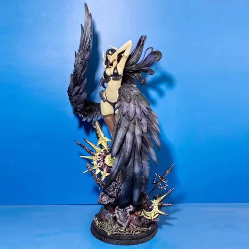 Неизвестный полный план GK Beautiful Girl Black Silk Yaerbaid Статуя