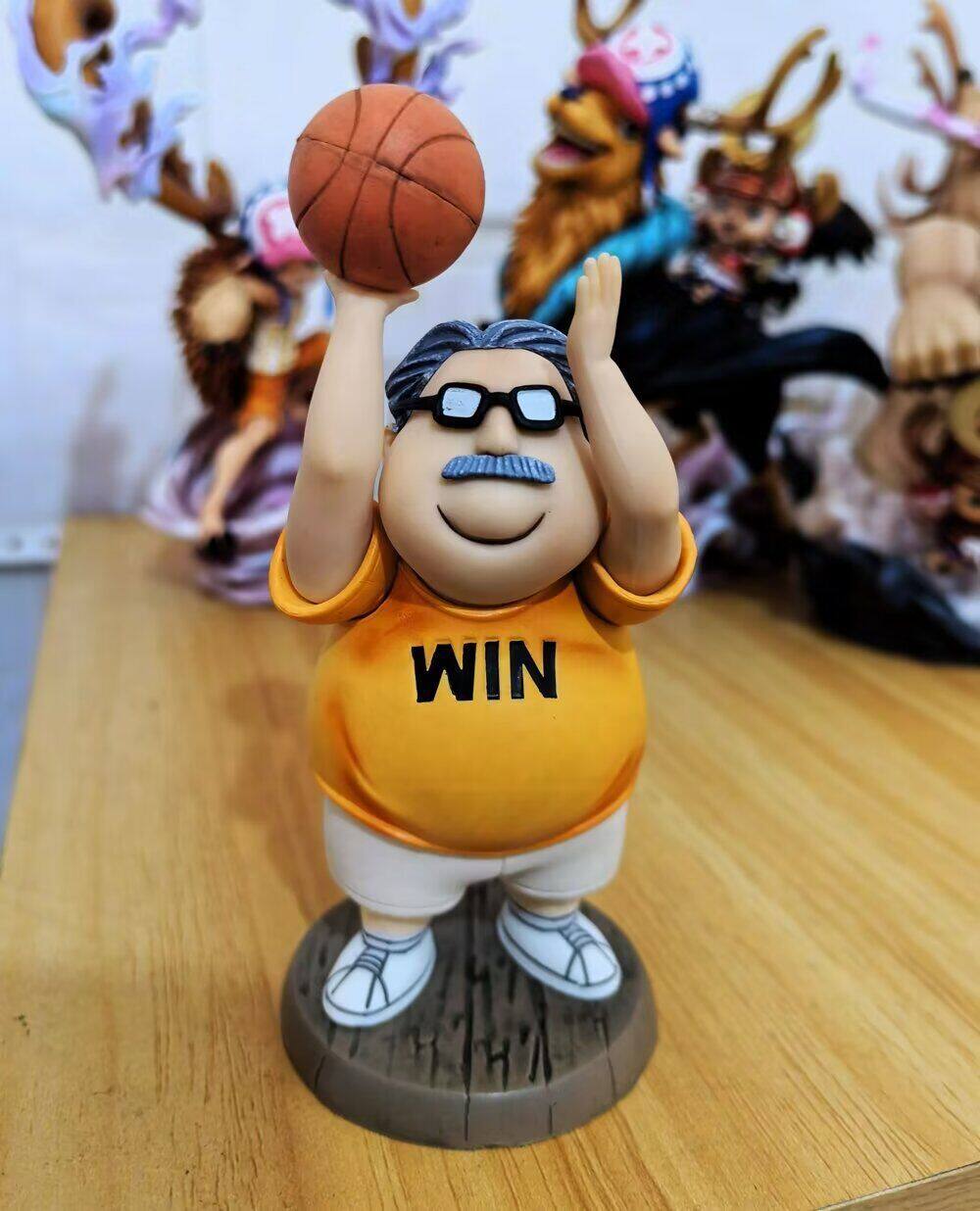 真香社 q版 安西教练投篮场景手办摆件车载模型公仔袋装人偶玩偶