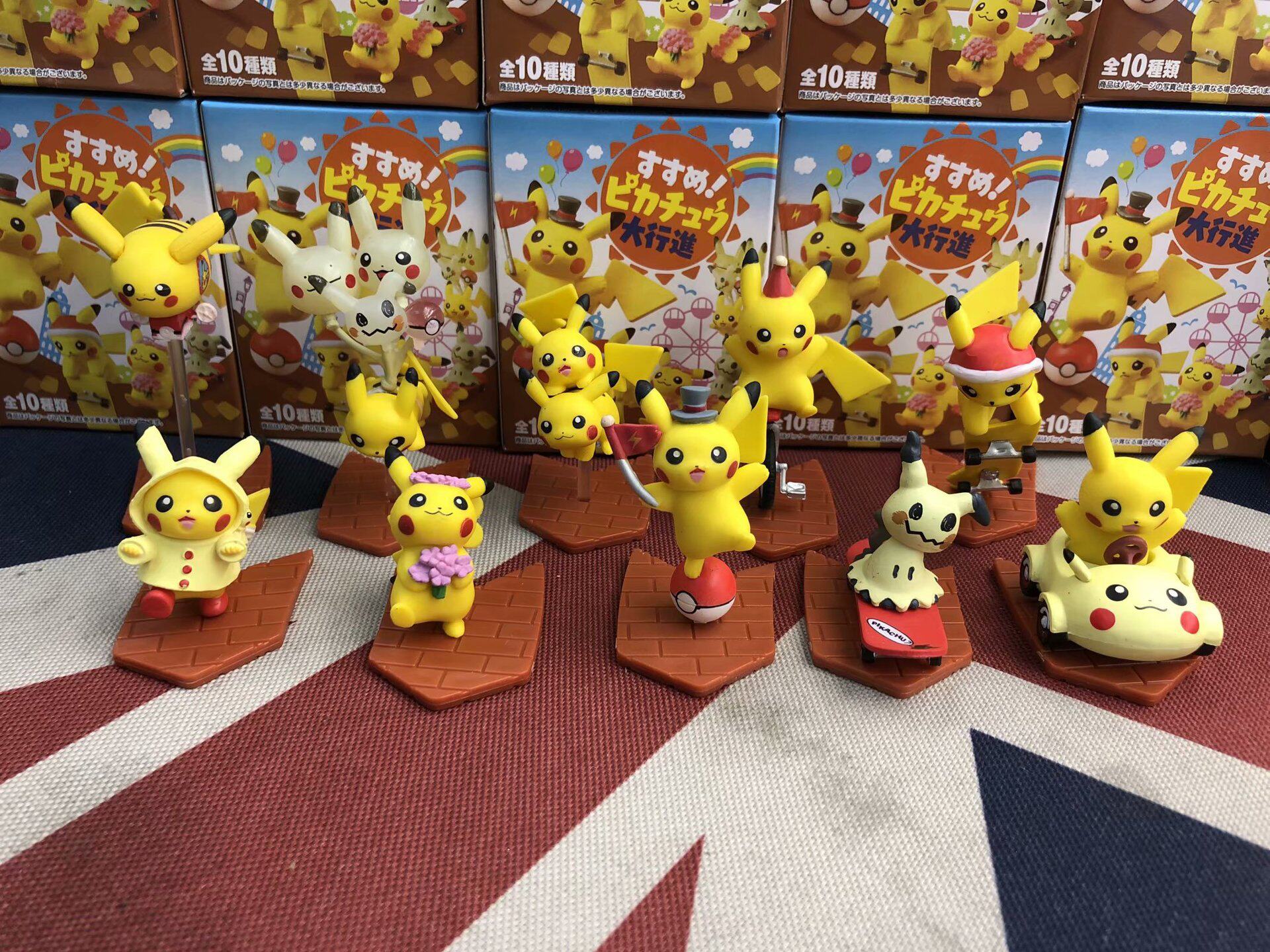 q版10款小皮卡 妖怪 公仔 盒蛋手办模型摆件人偶玩偶盒蛋