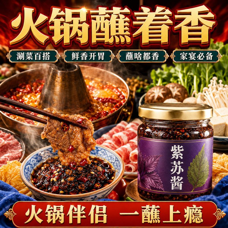 特价抢】正宗紫苏酱紫苏酱原味老牌子正品紫苏酱新鲜香辣素食拌面
