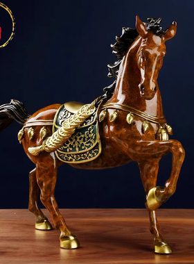 全铜摆件马上有钱马到成功摆件