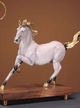 唐马马到成功客厅装饰摆件马摆件