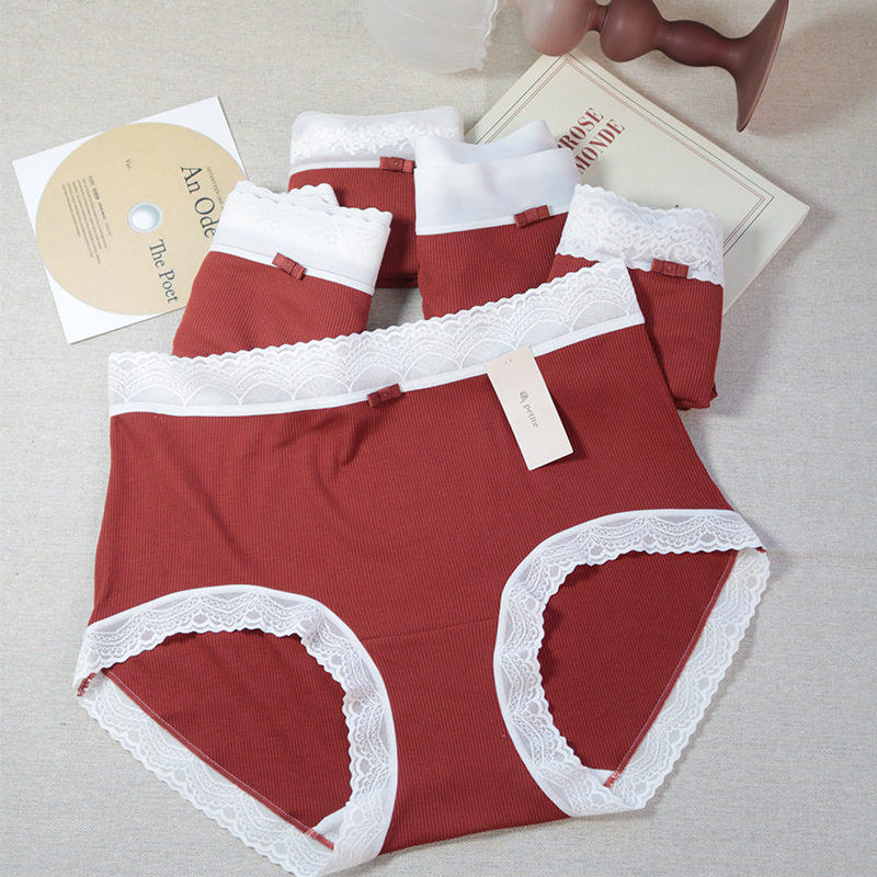 小兰裙本命年合集中腰内裤女螺纹全棉底档大红新年结婚幸运红内裤,女士内衣/男士内衣/家居服,女三角裤,淘宝优惠券,粉丝福利购,淘宝优惠卷