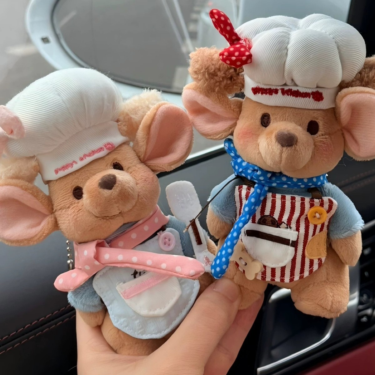 我勒个豆小红书厨师小豆包包挂件