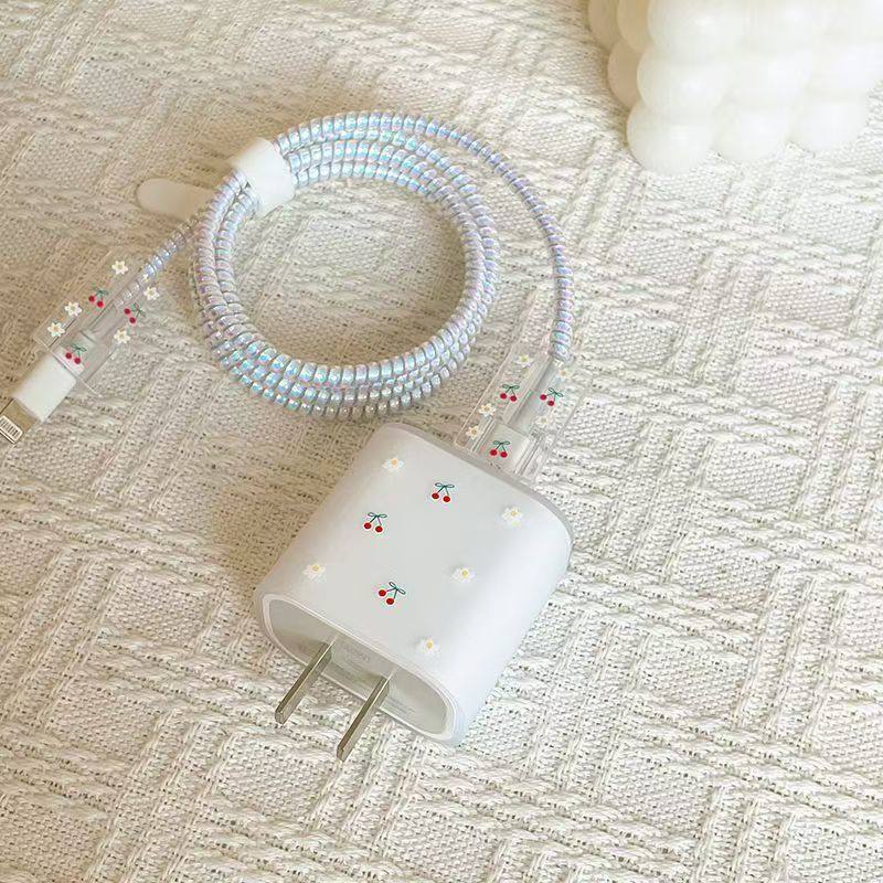 苹果充电器保护套苹果12数据线保护套20w适用13充电器iPhone11pro