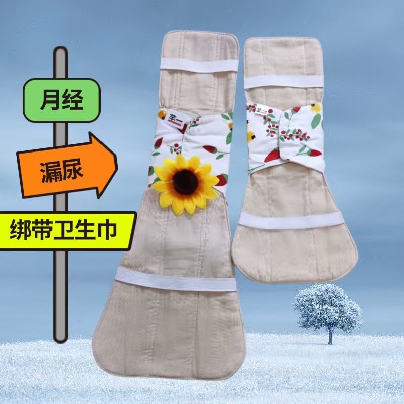 老式卫生带绑带姨妈巾水