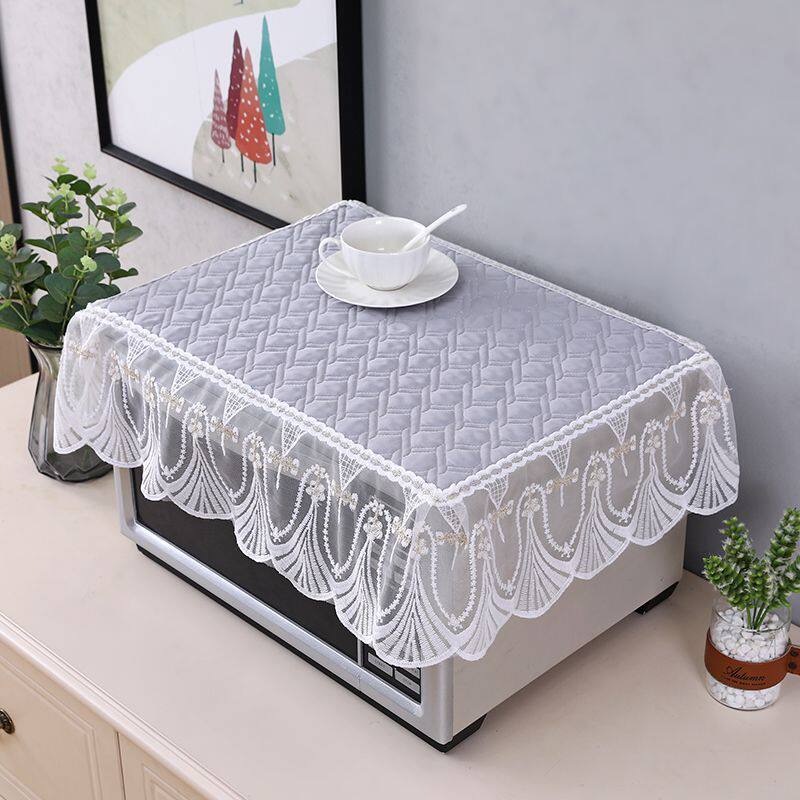 打印机防尘罩打印机防尘盖布加厚电烤箱微波炉防尘罩蕾丝防尘罩万