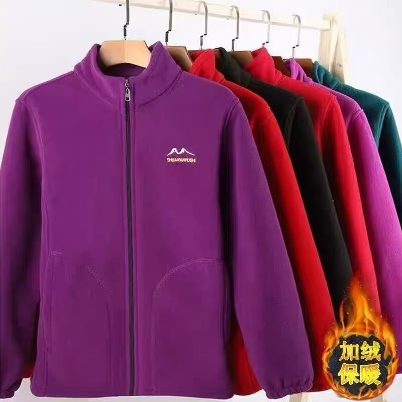 中老年女装开衫卫衣上衣秋冬