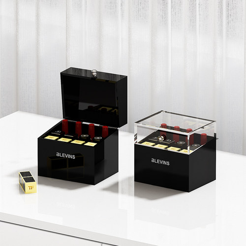 布莱兹精致亚克力防尘口红收纳盒