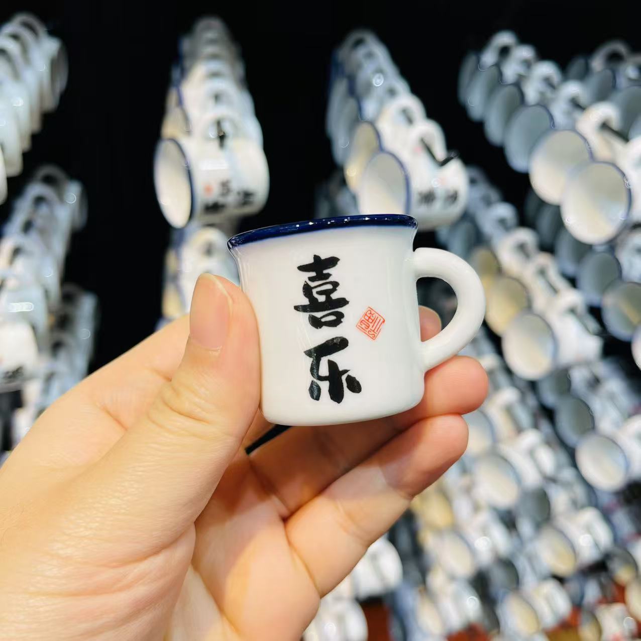 稀奇古怪小酒杯复古带把