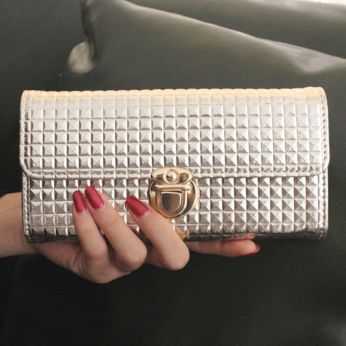 女士聚财钱包欧美2025新款手拿钱包女长款时尚容量大牌卡位大钞钱