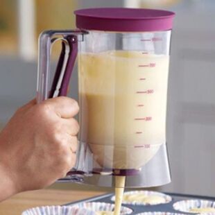 分面剂子神器面糊分离器分配器 杯子蛋糕手持式分液器 面糊漏斗量