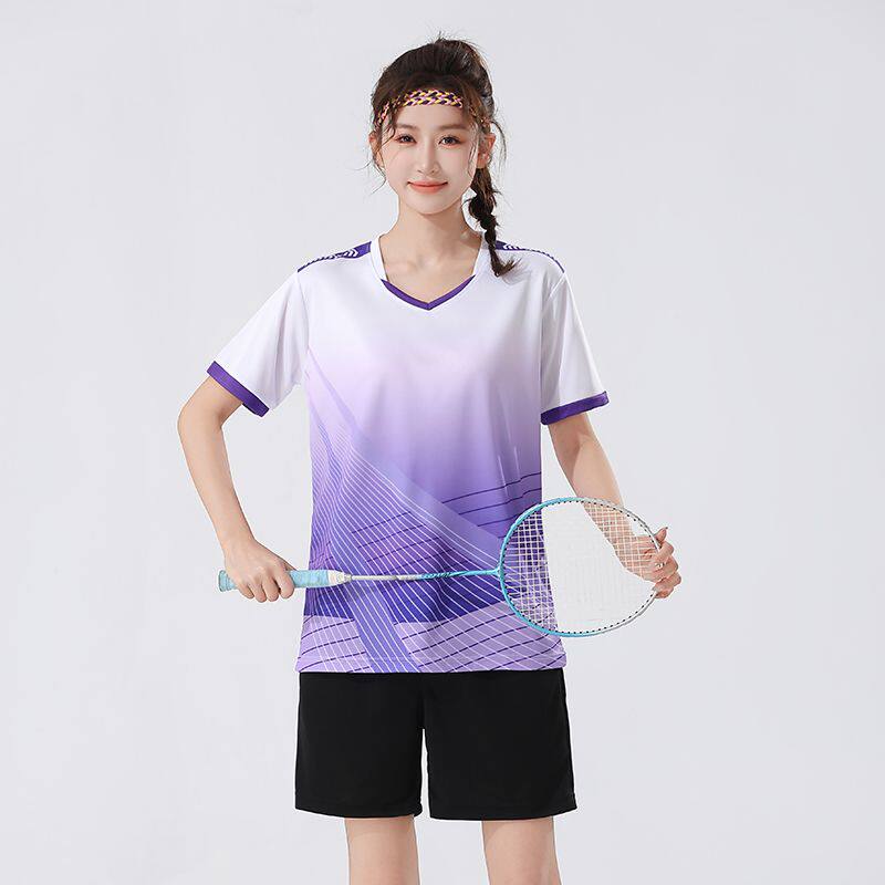 女式羽毛球服成人套装女