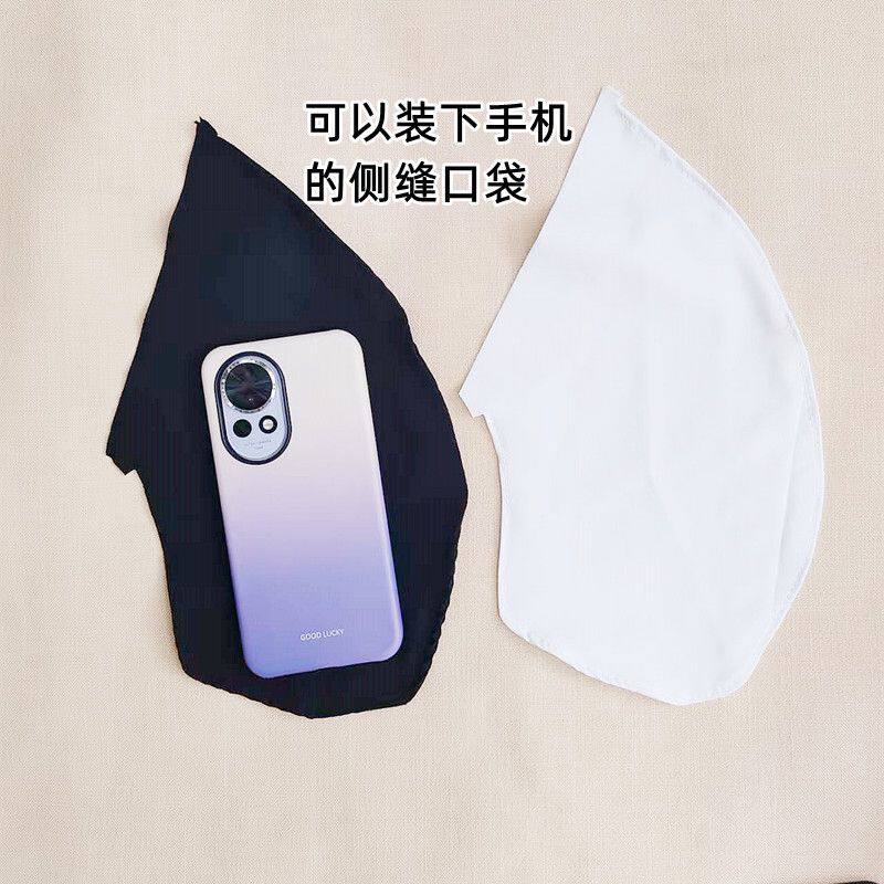 口袋布自缝新款兜裙子裤