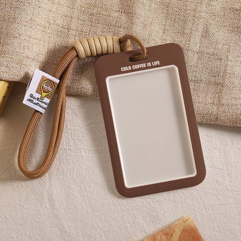 随身证卡套ins风美式咖啡