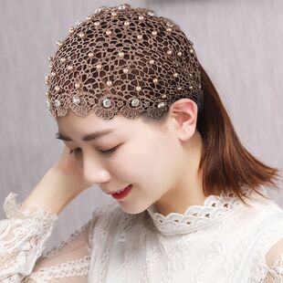 盖白头发的头饰遮白头发发带女宽边遮白头发头箍日常外戴发箍头套
