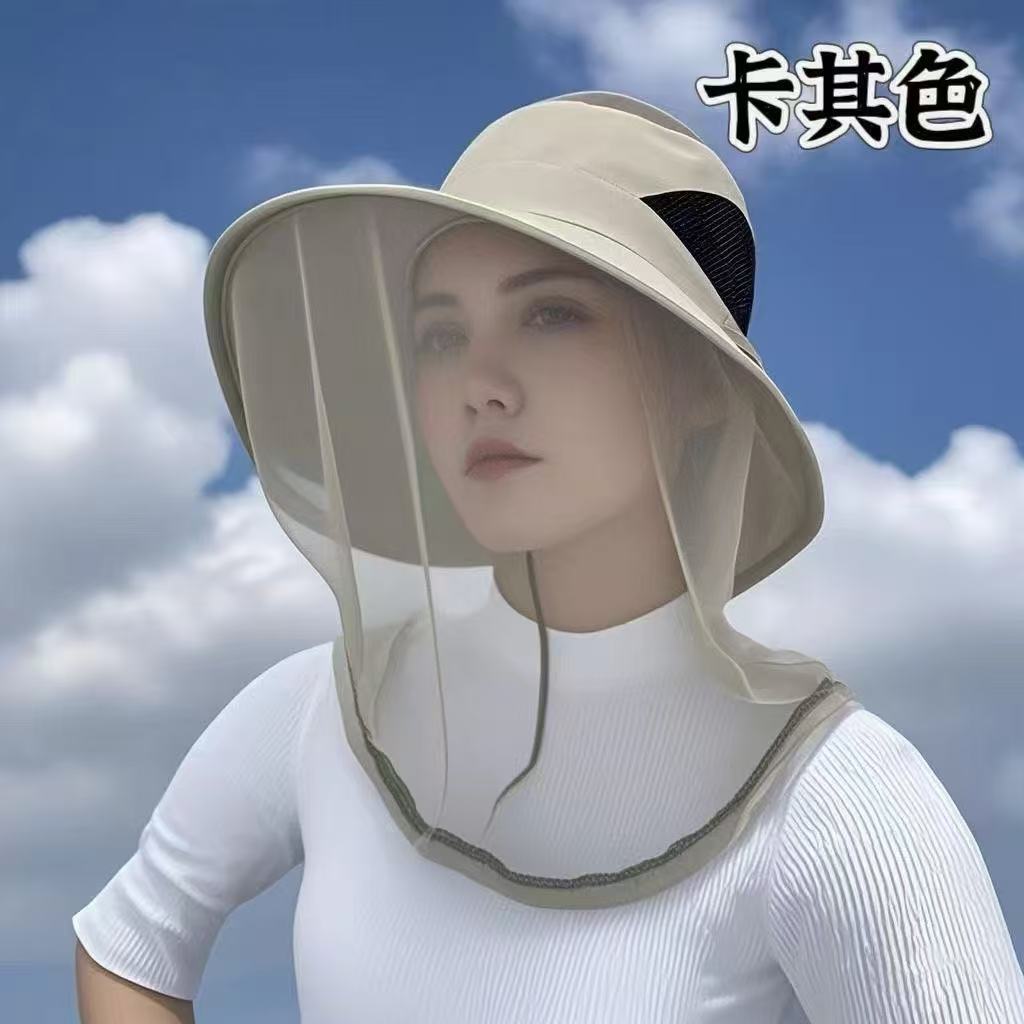 沙滩遮阳神器下地掰玉米