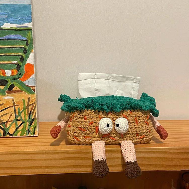 创意漂亮抽纸盒手工自制diy毛线钩针纸巾盒编织抽纸收纳袋可爱丑,服饰配件/皮带/帽子/围巾,DIY编织材料包,淘宝优惠券,粉丝福利购,淘宝优惠卷