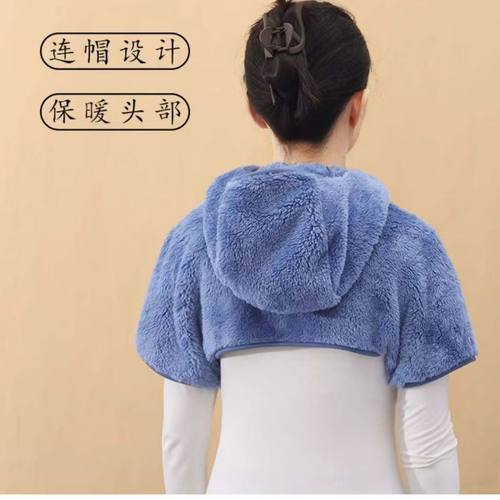 戴帽子的披肩冬季护头睡