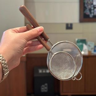 特小号漏勺304宝宝婴儿辅食过滤勺不锈钢家用迷你超细果汁豆浆过