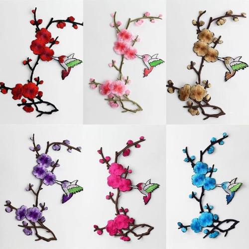 绣花图案样纸梅花腊梅小