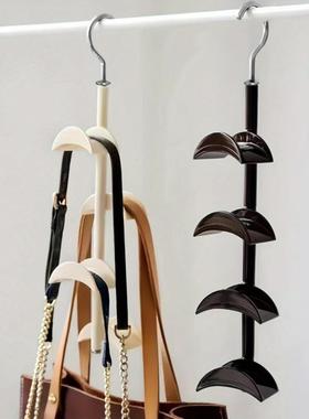 1pc Space Saving Rotatable Bag Hook – No Drill Polied跨境