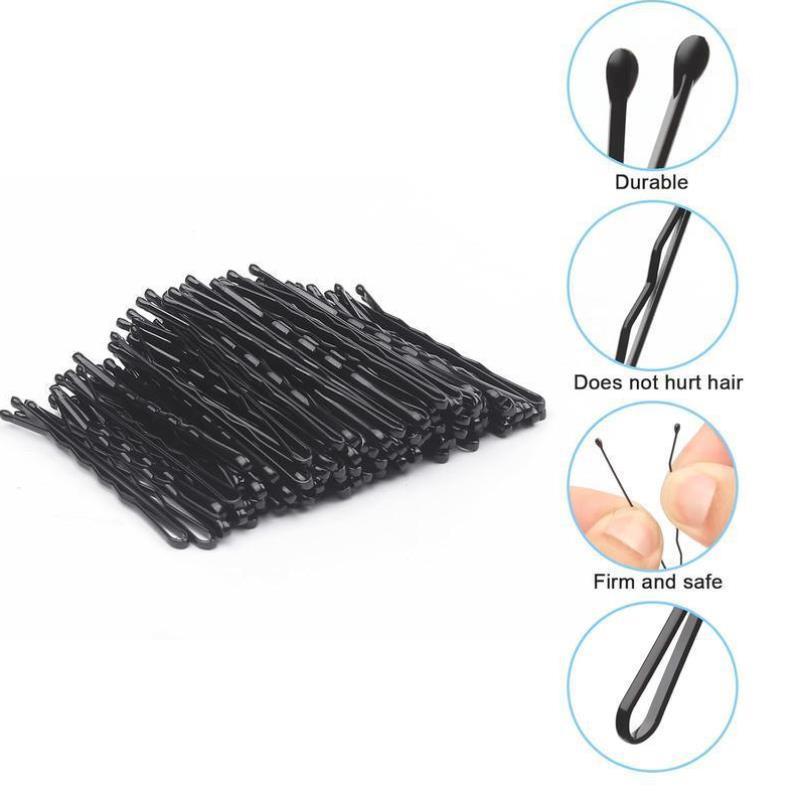 Bobby Pins 5 Pcs Bobby Pins Black 2Inches Reusable Invisible