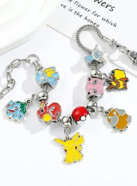 L 176 Japanese cartoon Pokemon Charms Bracelet Beads Charm